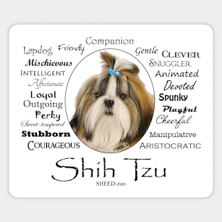 Shih Tzu Traits Magnet